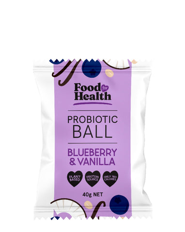 Food for Health Probiotic Blueberry & Vanilla 40g
