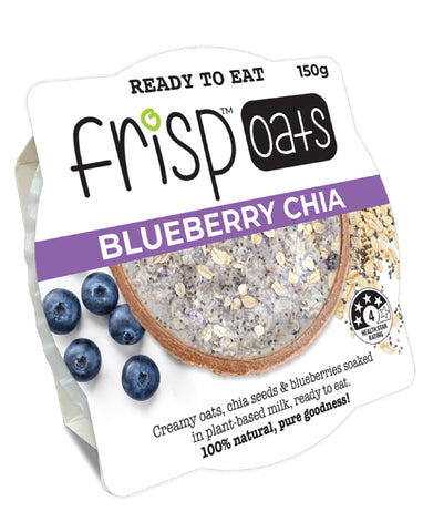 Frisp Ready to Eat Oats And Mylk - Blueberry & Chia 150g