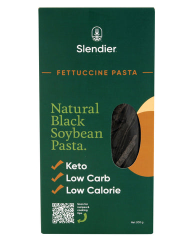 Slendier Organic Black Soybean Fettuccine 200g