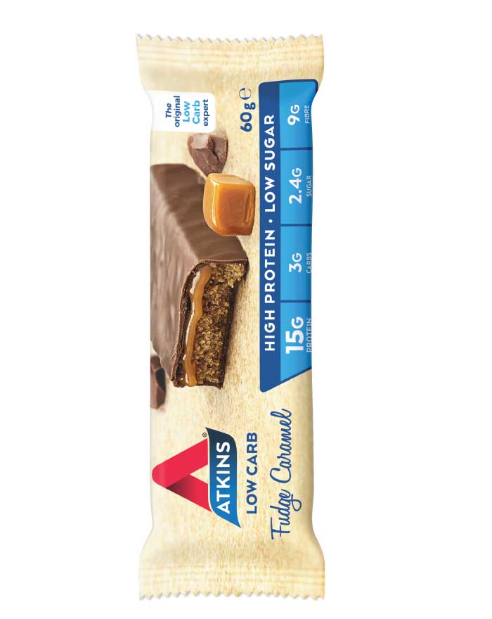 Atkins Advantage Fudge Caramel 60g - Fresh Food Enterprises