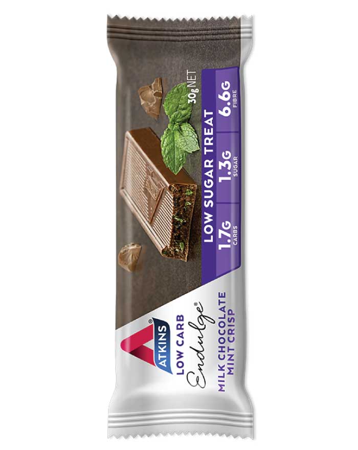 Atkins Endulge Single Milk Chocolate Mint 30g - Fresh Food Enterprises
