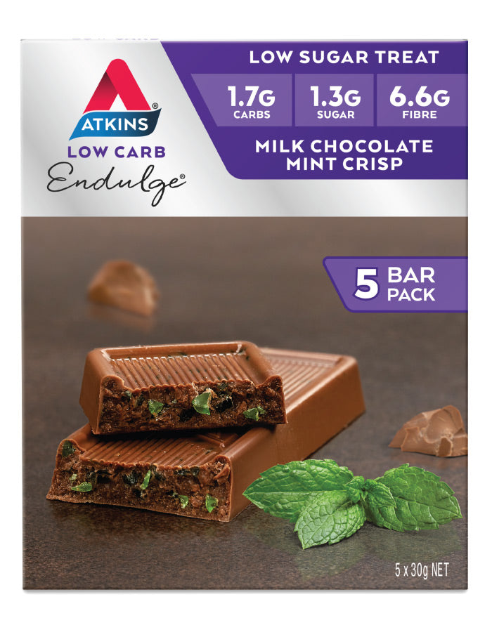 Atkins Endulge 5pk Milk Chocolate Mint Crisp 150g
