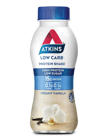 Atkins Vanilla Lo Carb Protein Shake 330ml - Fresh Food Enterprises