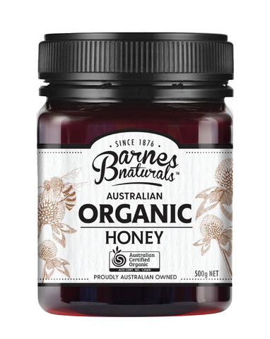 Barnes Naturals Organic Honey 500g