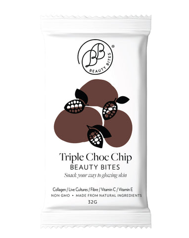 Krumbled Beauty Bites Triple Chocolate Chip 32g