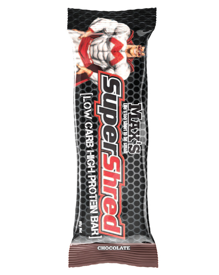 Max's Super Shred Low Carb Bars Chocolate 60g