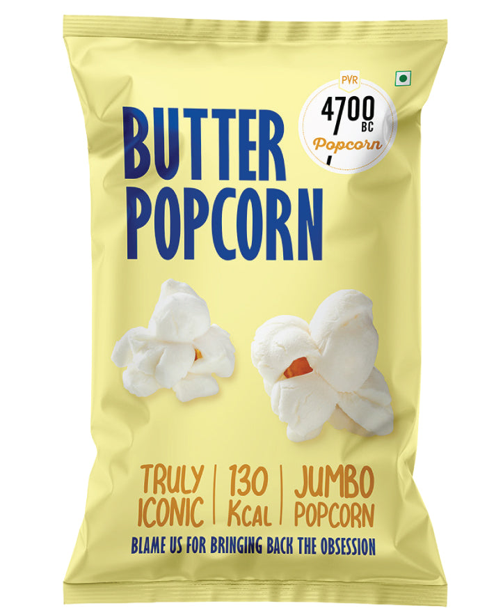 4700BC Butter Popcorn 50g gluten free gourmet popcorn pack