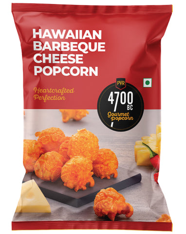 4700BC Hawaiian Barbeque Cheese Gourmet Popcorn 75g gluten free snack pack