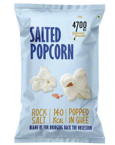 4700BC Salted Popcorn with Ghee 45g gluten free popcorn pack