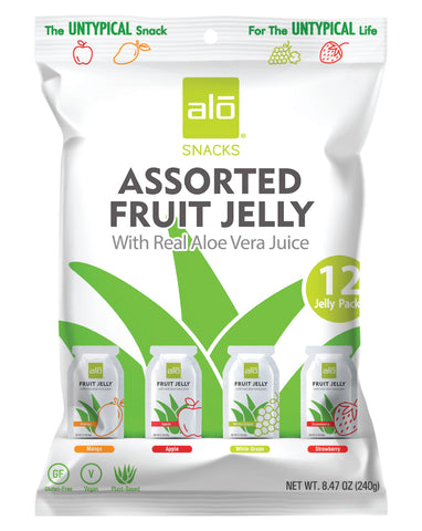 ALO Assorted Fruit Jelly - Multipack (12 pcs) 240g CLEARANCE SPET 2024 EXPIRY