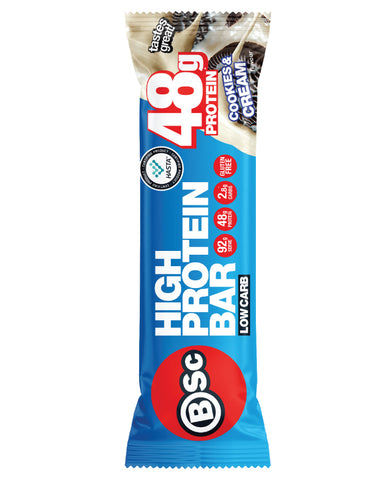 BSc 48g High Protein Bar Cookies & Cream 92g
