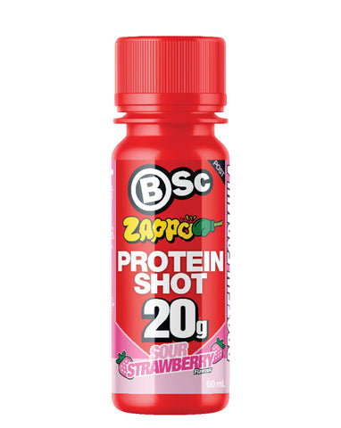 BSc 20g Protein Shot Zappo Sour Strawberry 60ml