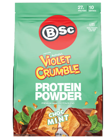 BSC Violet Crumble Protein Powder Choc Mint 400g