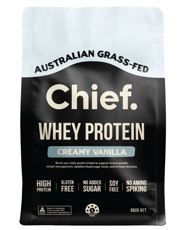 Chief Whey Protein Concentrate Creamy Vanilla 900g