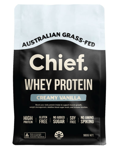 Chief Whey Protein Concentrate Creamy Vanilla 900g