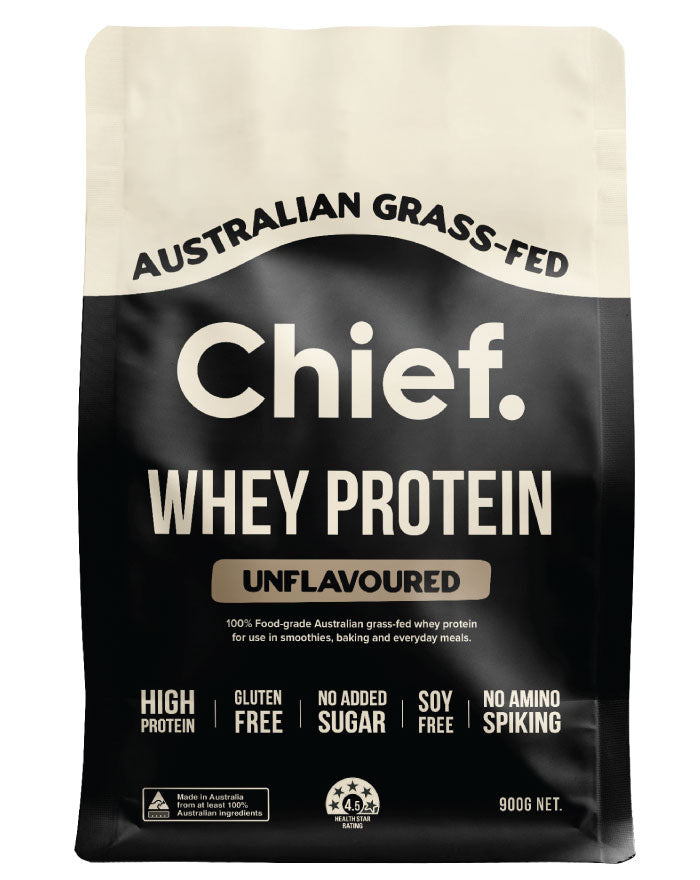 Chief Whey Protein Concentrate Unflavoured 900g