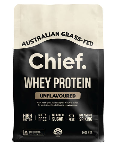 Chief Whey Protein Concentrate Unflavoured 900g