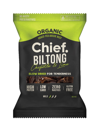 Chief Nutrition Chipotle & Lime Biltong 30g