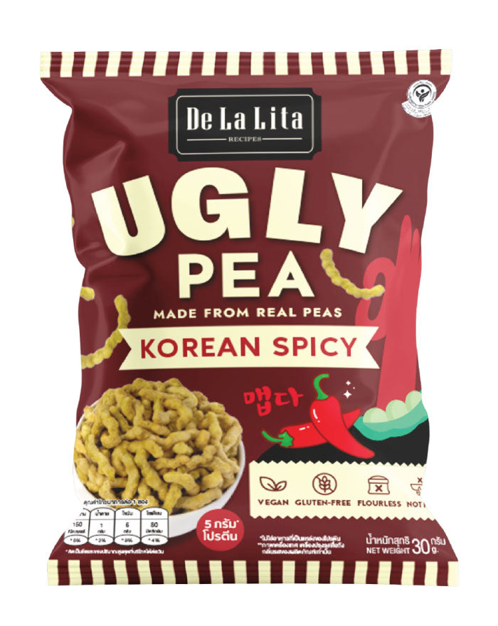 De La Lita Ugly Peas Korean Spicy 30g