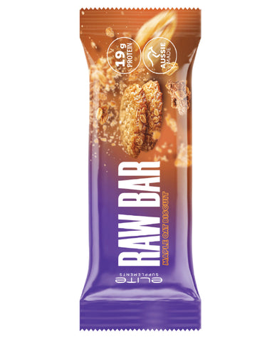 The ELITE RAW Bar Maple Oat Biscuit 70g