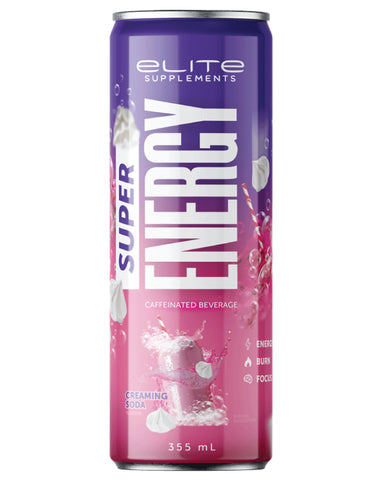 Elite Super Energy Creaming Soda 355ml