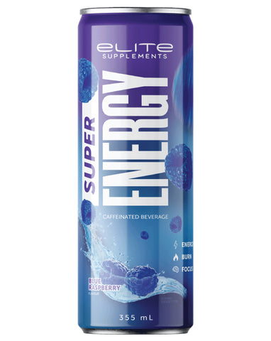 Elite Super Energy Blue Raspberry 355ml