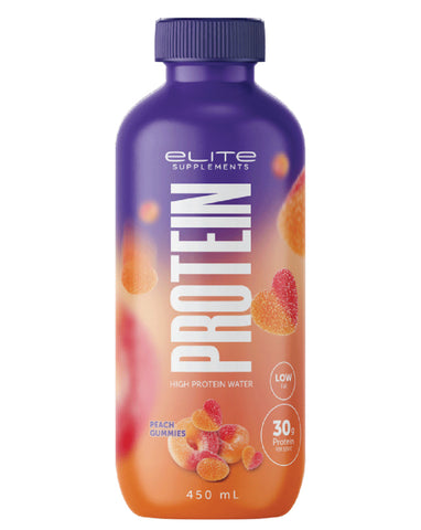 ELITE Protein Water Peach Gummy 450ml