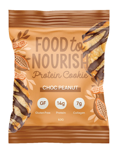 Food to Nourish Protein Cookie Choc Peanut 60g