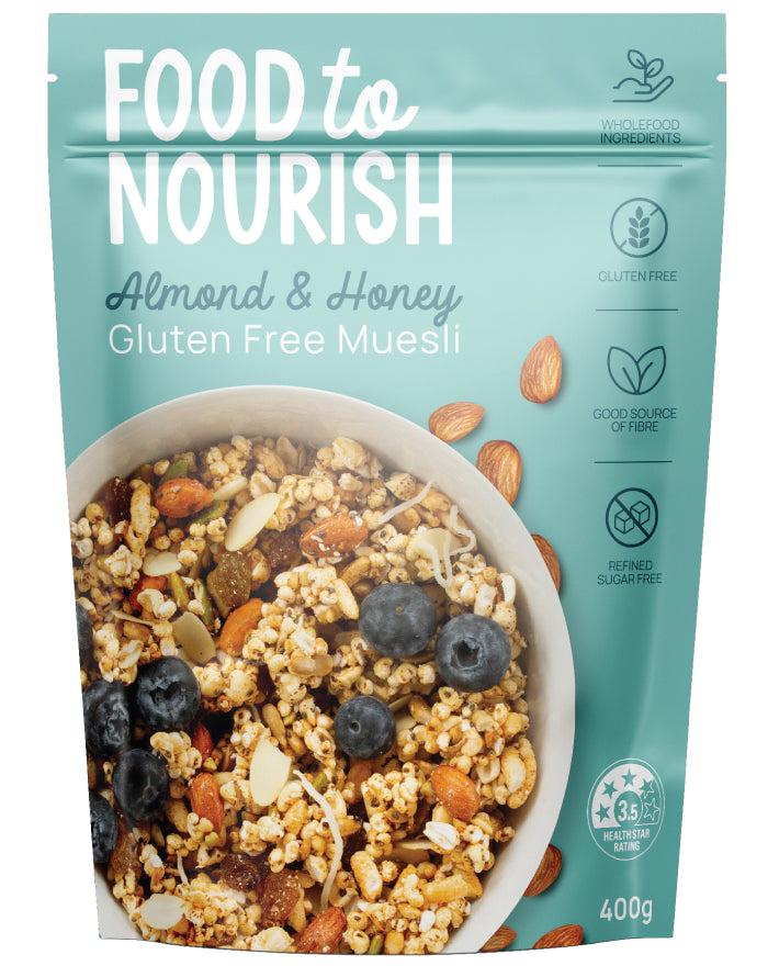 Food to Nourish Muesli Almond & Honey 400g