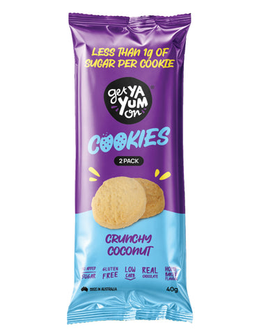 Get Ya Yum On Single Serve Crunchy Coconut 40g