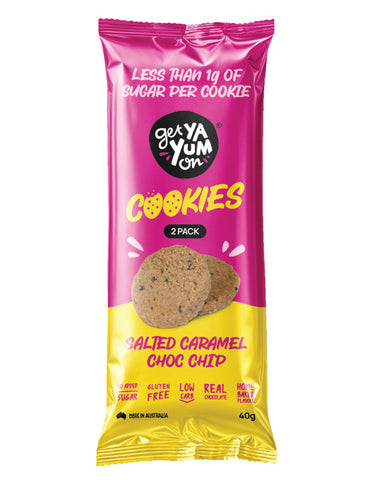 Get Ya Yum On Single Serve Salted Caramel Choc Chip 40g