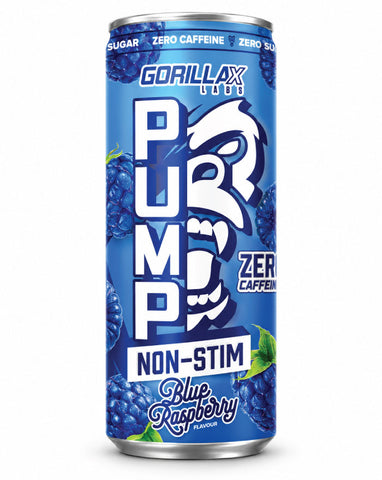 Gorilla X Labs Pump RTD Blue Raspberry 355ml wholesale performance drink for Australian retailers