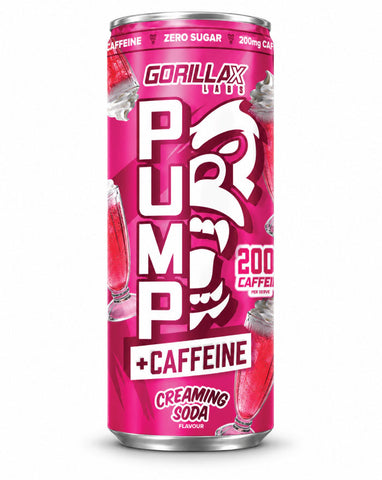 Gorilla X Labs Pump + Caffeine RTD Creaming Soda 355ml wholesale pre-workout drink