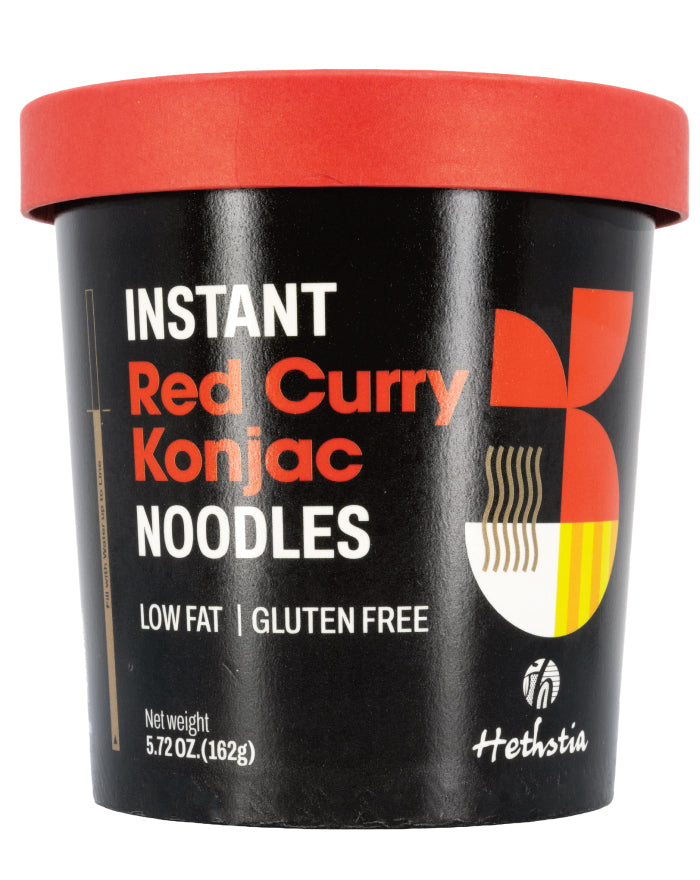 Hethstia Konjac Cup Noodles - Red Curry  160g