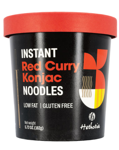 Hethstia Konjac Cup Noodles - Red Curry  160g