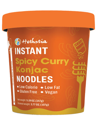 Hethstia Konjac Cup Noodles Spicy Curry 107g