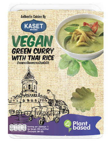 Kaset Ready to Eat Meal Green Curry with Rice 280g