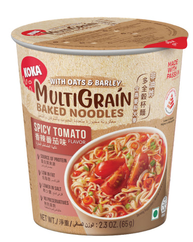 KOKA Baked Multigrain Cup Noodles - Spicy Tomato 65g