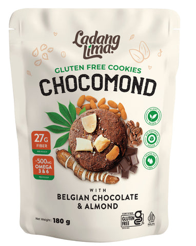 Ladang Lima Chocomond with Belgian Chocolate Almond Cookies 180g