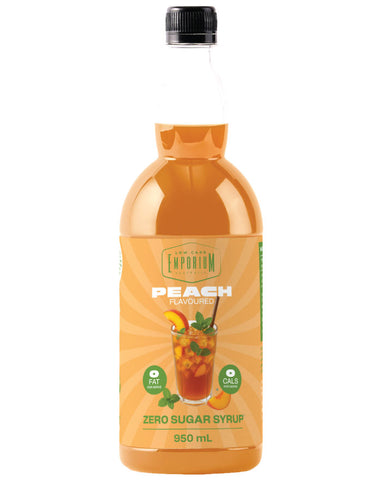 Low Carb Emporium Zero Sugar Syrup Peach 950ml