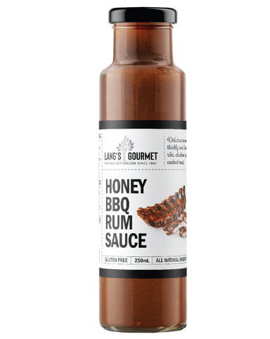 Lang's Gourmet Honey BBQ Rum Sauce 250ml