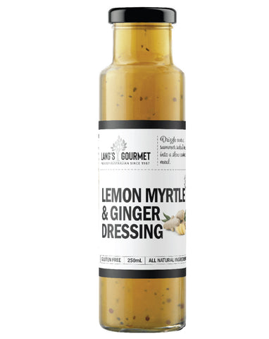 Lang's Gourmet Lemon Myrtle & Ginger Dressing 250ml