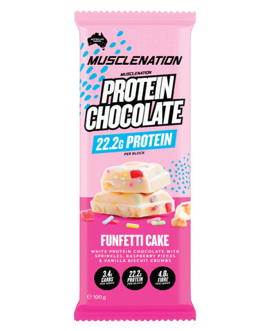 Muscle Nation Protein Filled Chocolate Funfetti Cake 100g