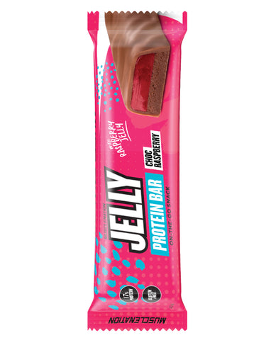 Muscle Nation Jelly Protein Bar Raspberry 40g