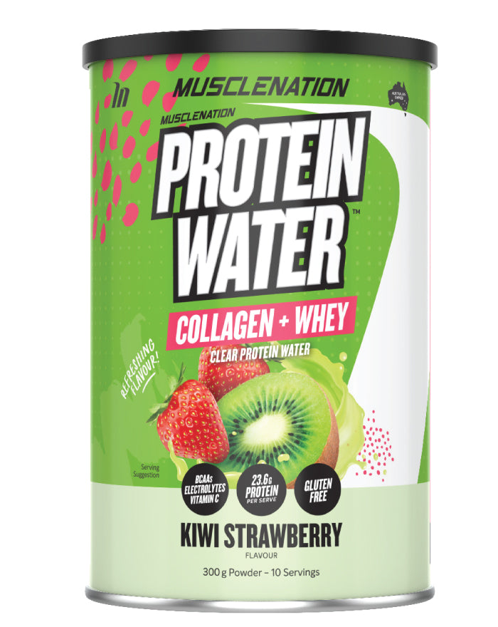 Muscle Nation Protein Water Powder Strawberry Kiwi 300g