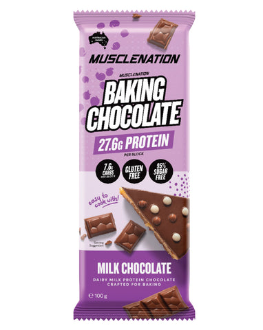 Muscle Nation Protein Baking Chocolate Block 100g