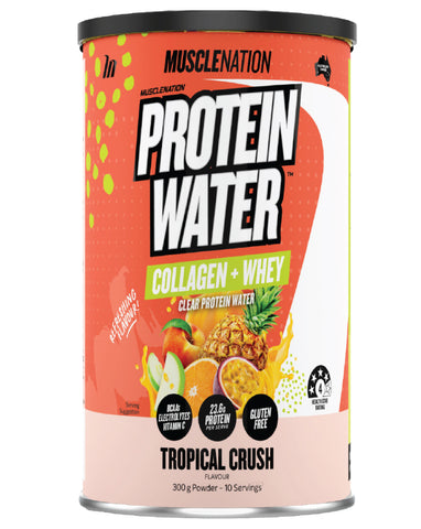 Muscle Nation Protein Water Tropical 300g