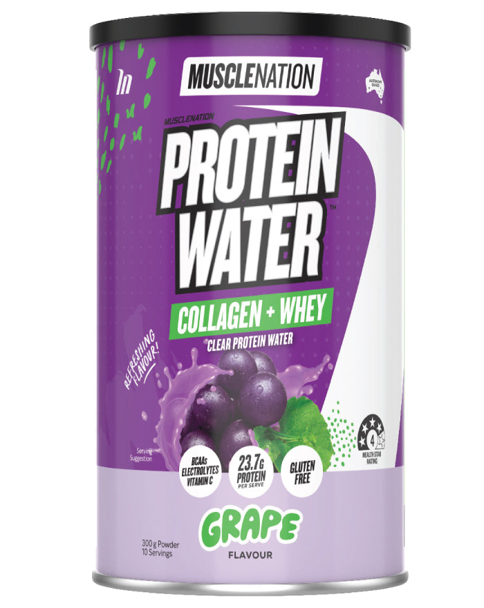 Muscle Nation Protein Water Grape 300g