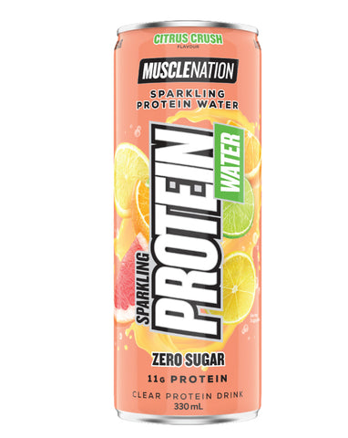 Muscle Nation Sparkling Protein Water Citrus Crush 330ml