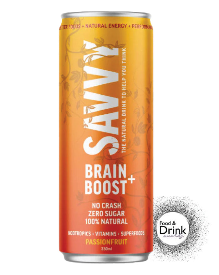 SAVVY Brain Boost - Passionfruit 330ml